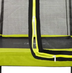 Trampoline sur pieds 214x305cm noir et filet de sécurité Sihouette EXIT
