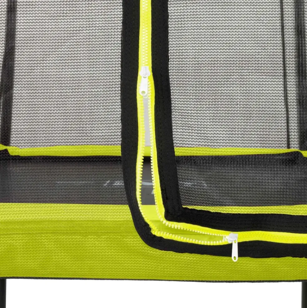 Trampoline sur pieds 214x305cm noir et filet de sécurité Sihouette EXIT