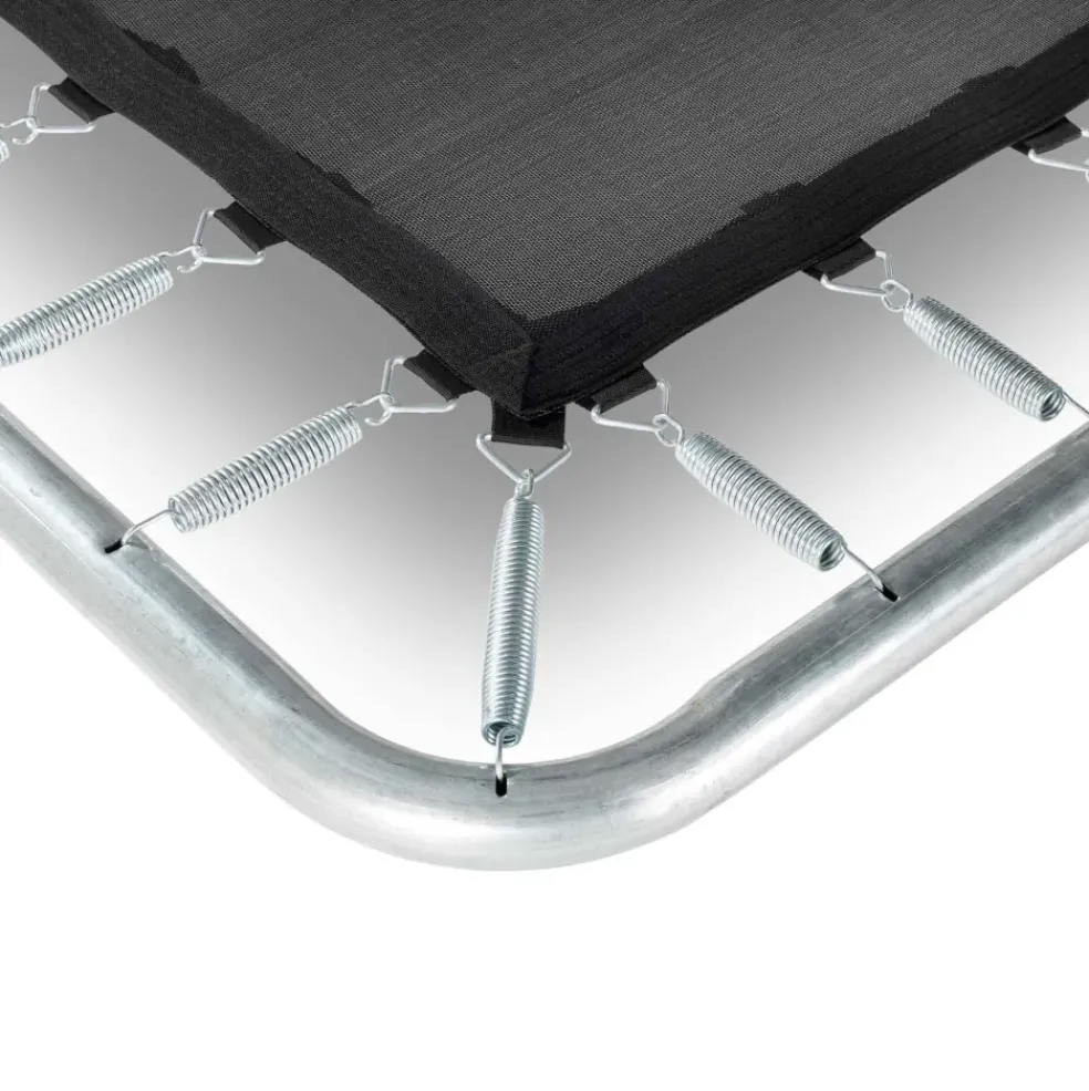 Trampoline sur pieds 214x305cm noir et filet de sécurité Sihouette EXIT