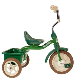 Tricycle en métal vert avec benne Transporter Italtrike