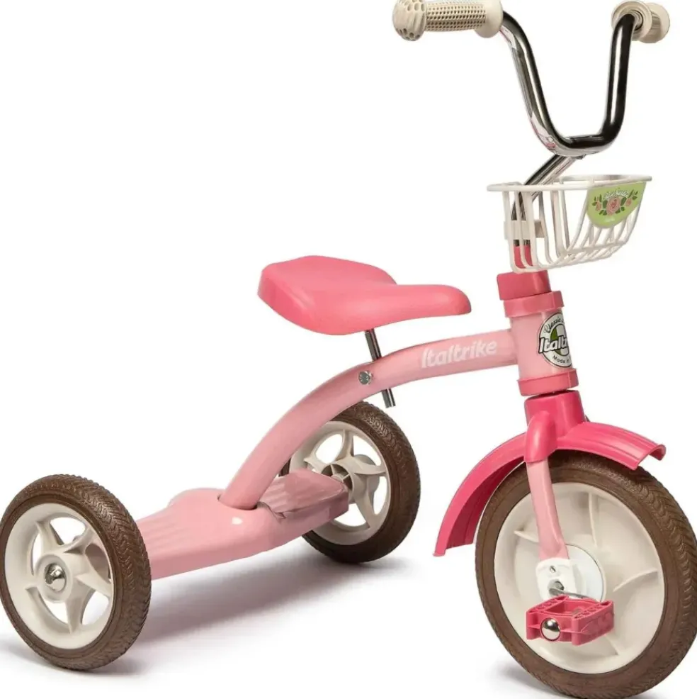 Tricycle fille rétro rose - Italtrike