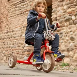 Tricycle rétro en métal rouge 10283