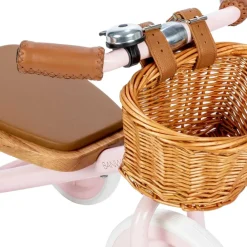 Tricycle vintage en métal rose Banwood