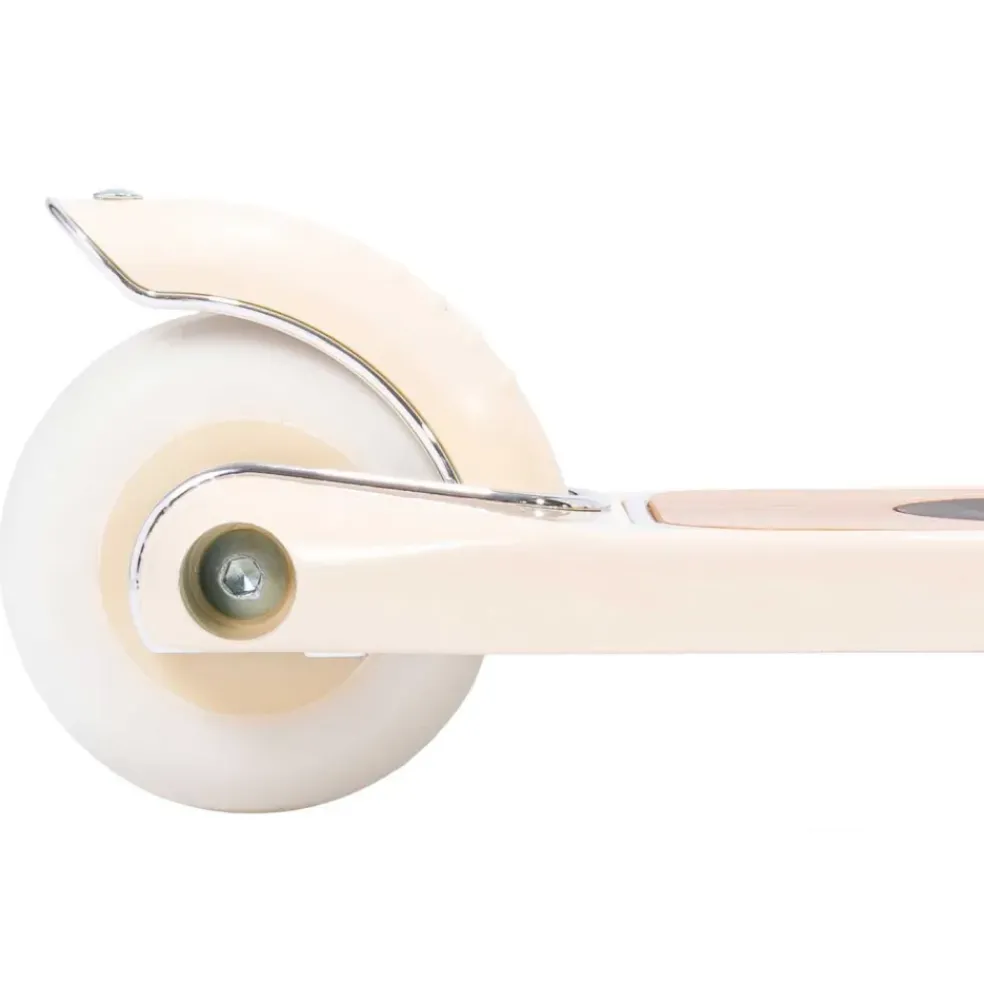 Trottinette 3 roues avec panier crème pour enfant Banwood