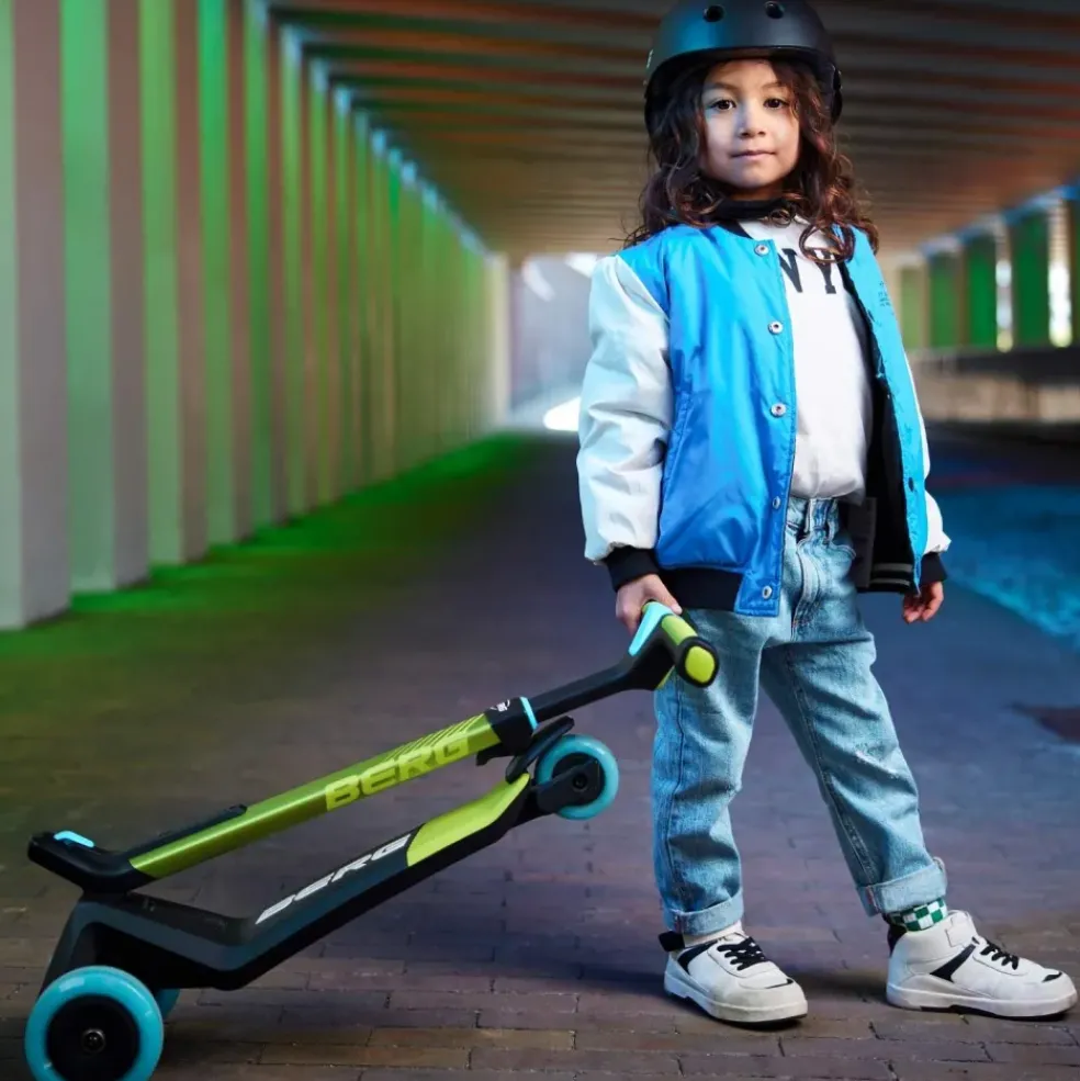 Trottinette pliable rouge 3 roues pour enfants dès 2 ans Nexo BERG