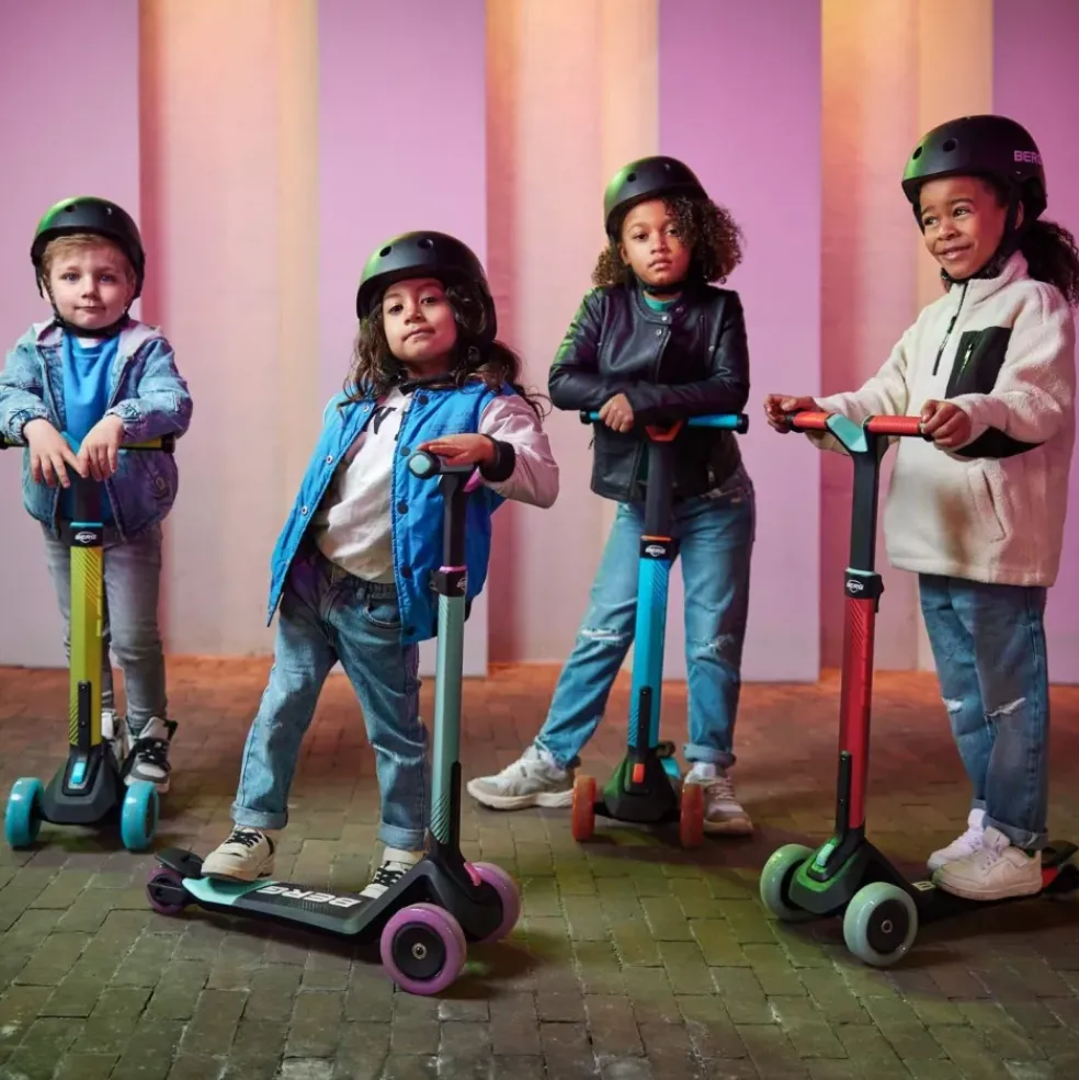Trottinette pliable rouge 3 roues pour enfants dès 2 ans Nexo BERG