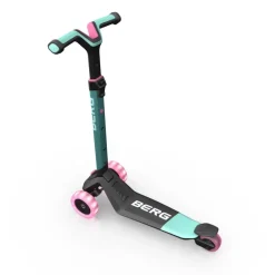 Trottinette pliable vert menthe roues lumineuses dès 2 ans Nexo BERG