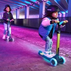 Trottinette pliable vert citron roues lumineuses dès 2 ans Nexo BERG