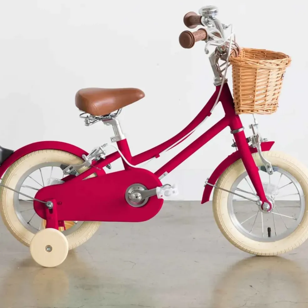Vélo enfant 12 pouces rose cerise Gingersnap Bobbin