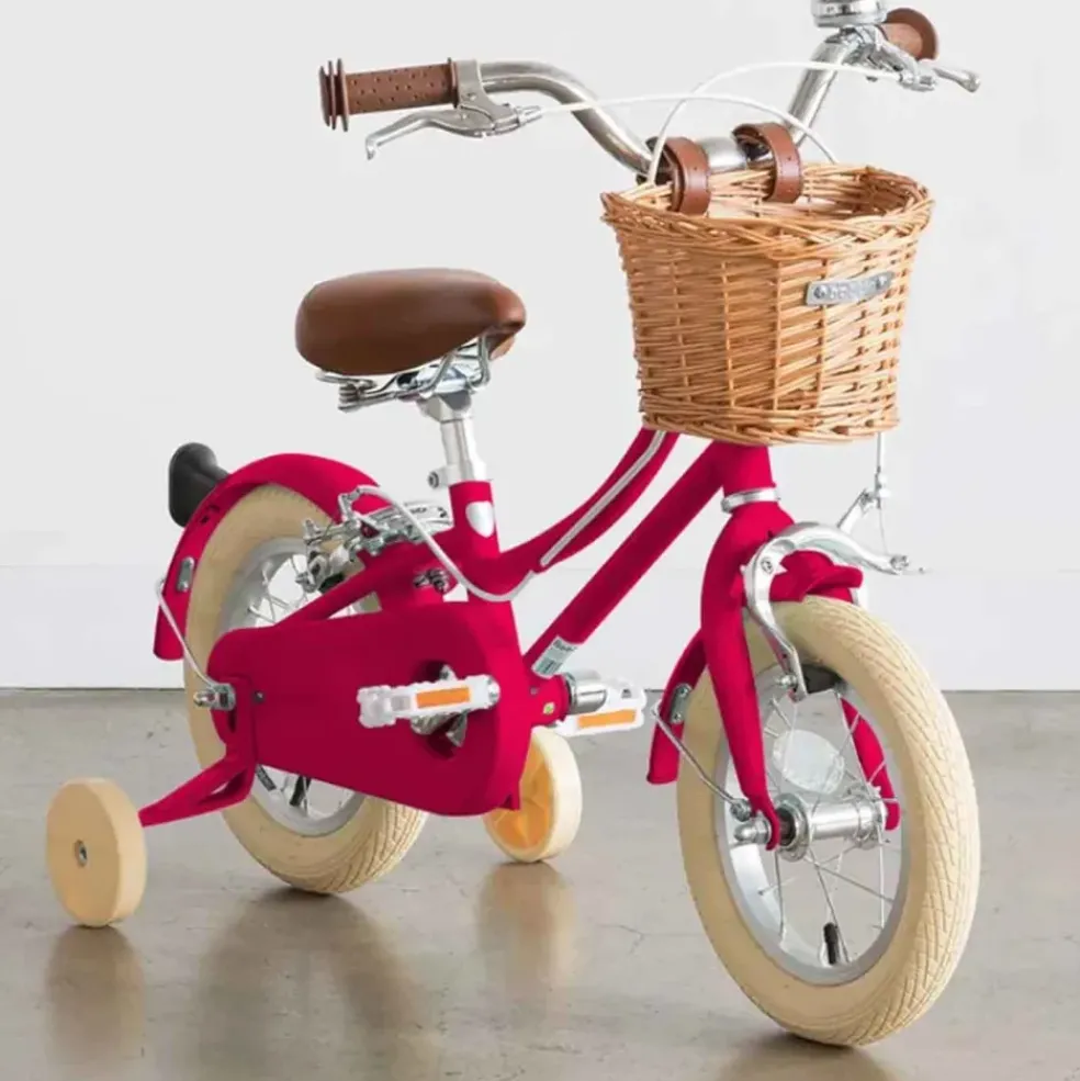 Vélo enfant 12 pouces rose cerise Gingersnap Bobbin