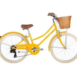 Vélo enfant jaune 24 pouces Bobbin Gingersnap 7 - 11 ans